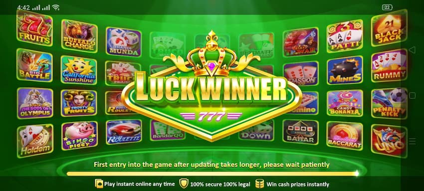 Luckwinner777-Game-App